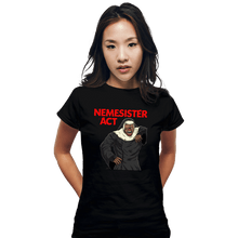 Load image into Gallery viewer, Daily_Deal_Shirts Fitted Shirts, Woman / Small / Black Nemesister Act