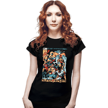 Load image into Gallery viewer, Secret_Shirts Fitted Shirts, Woman / Small / Black HB Superheroes