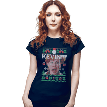 Load image into Gallery viewer, Shirts Fitted Shirts, Woman / Small / Navy Kevin Sweater