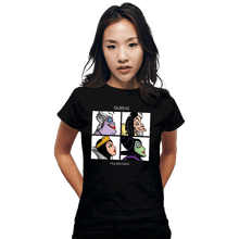 Load image into Gallery viewer, Daily_Deal_Shirts Fitted Shirts, Woman / Small / Black Queenz Villain Days