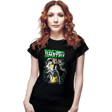 Load image into Gallery viewer, Daily_Deal_Shirts Fitted Shirts, Woman / Small / Black Back To The Matrix