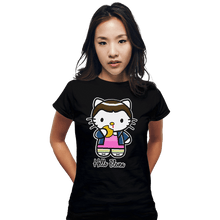 Load image into Gallery viewer, Shirts Fitted Shirts, Woman / Small / Black Hello Eleven
