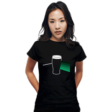 Load image into Gallery viewer, Daily_Deal_Shirts Fitted Shirts, Woman / Small / Black Dark Side Of The Pint