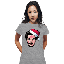 Load image into Gallery viewer, Daily_Deal_Shirts Fitted Shirts, Woman / Small / Sports Grey Marv-Y Christmas