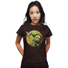 Load image into Gallery viewer, Shirts Fitted Shirts, Woman / Small / Black The Adventures Of Link