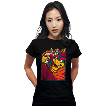 Load image into Gallery viewer, Daily_Deal_Shirts Fitted Shirts, Woman / Small / Black Attack On Bowser