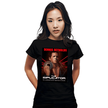 Load image into Gallery viewer, Daily_Deal_Shirts Fitted Shirts, Woman / Small / Black The Implicator