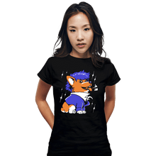 Load image into Gallery viewer, Daily_Deal_Shirts Fitted Shirts, Woman / Small / Black Space Corgiboy