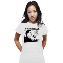 Load image into Gallery viewer, Secret_Shirts Fitted Shirts, Woman / Small / White The Twin Peaks LP