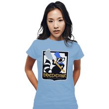 Load image into Gallery viewer, Daily_Deal_Shirts Fitted Shirts, Woman / Small / Powder Blue La Raccacoonie