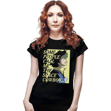 Load image into Gallery viewer, Secret_Shirts Fitted Shirts, Woman / Small / Black Cowboy Of Love