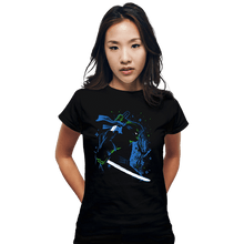 Load image into Gallery viewer, Daily_Deal_Shirts Fitted Shirts, Woman / Small / Black Leader Ninja