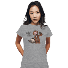 Load image into Gallery viewer, Shirts Fitted Shirts, Woman / Small / Sports Grey Harry And Marv