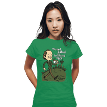 Load image into Gallery viewer, Shirts Fitted Shirts, Woman / Small / Irish Green Tossed Salad And Scrambled Eggs