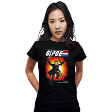 Load image into Gallery viewer, Shirts Fitted Shirts, Woman / Small / Black GI Poe