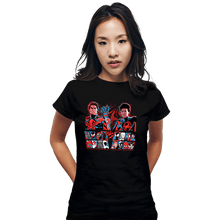 Load image into Gallery viewer, Daily_Deal_Shirts Fitted Shirts, Woman / Small / Black Spider Fighter