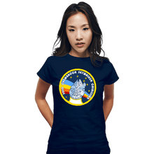 Load image into Gallery viewer, Shirts Fitted Shirts, Woman / Small / Navy Millenium Flight Program