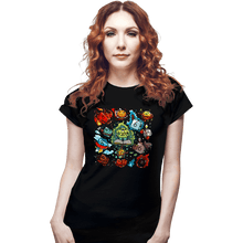 Load image into Gallery viewer, Shirts Fitted Shirts, Woman / Small / Black World Of Dice