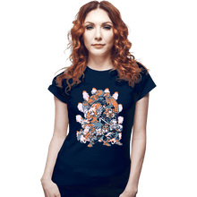 Load image into Gallery viewer, Secret_Shirts Fitted Shirts, Woman / Small / Navy Battle Of Destiny