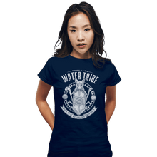 Load image into Gallery viewer, Shirts Fitted Shirts, Woman / Small / Navy Water is Benevolent