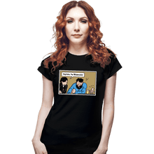 Load image into Gallery viewer, Secret_Shirts Fitted Shirts, Woman / Small / Black Wednesday Meme