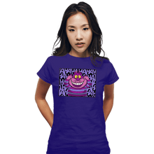Load image into Gallery viewer, Shirts Fitted Shirts, Woman / Small / Violet Mad Cat