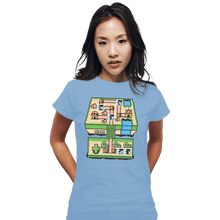 Load image into Gallery viewer, Shirts Fitted Shirts, Woman / Small / Powder Blue Consoler Bros