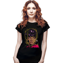 Load image into Gallery viewer, Daily_Deal_Shirts Fitted Shirts, Woman / Small / Black Energize