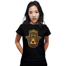 Load image into Gallery viewer, Shirts Fitted Shirts, Woman / Small / Black Legendary Hand