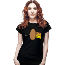Load image into Gallery viewer, Shirts Fitted Shirts, Woman / Small / Black Dark Side Of The Tater