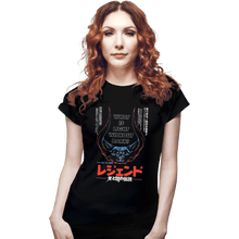 Load image into Gallery viewer, Shirts Fitted Shirts, Woman / Small / Black Legend
