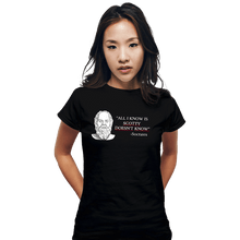 Load image into Gallery viewer, Daily_Deal_Shirts Fitted Shirts, Woman / Small / Black True Knowledge