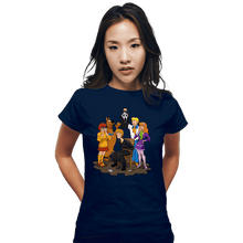 Load image into Gallery viewer, Secret_Shirts Fitted Shirts, Woman / Small / Navy Scooby Suprise