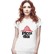 Load image into Gallery viewer, Secret_Shirts Fitted Shirts, Woman / Small / White Pizza-The-Hut