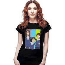 Load image into Gallery viewer, Shirts Fitted Shirts, Woman / Small / Black Eizouken