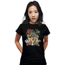 Load image into Gallery viewer, Shirts Fitted Shirts, Woman / Small / Black Mushroom Rangers