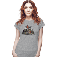 Load image into Gallery viewer, Daily_Deal_Shirts Fitted Shirts, Woman / Small / Sports Grey The Skellingtons