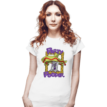 Load image into Gallery viewer, Shirts Fitted Shirts, Woman / Small / White Party Pooper