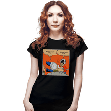 Load image into Gallery viewer, Secret_Shirts Fitted Shirts, Woman / Small / Black Peace Slap