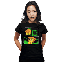 Load image into Gallery viewer, Secret_Shirts Fitted Shirts, Woman / Small / Black Slice Runner