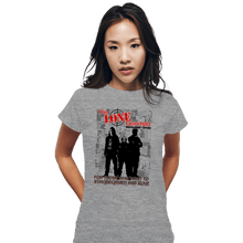 Load image into Gallery viewer, Daily_Deal_Shirts Fitted Shirts, Woman / Small / Sports Grey The Lone Gunman Newspaper Group