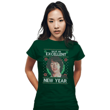 Load image into Gallery viewer, Shirts Fitted Shirts, Woman / Small / Irish Green Excellent New Year
