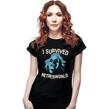 Load image into Gallery viewer, Shirts Fitted Shirts, Woman / Small / Black Netherworld Survivor