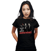 Load image into Gallery viewer, Daily_Deal_Shirts Fitted Shirts, Woman / Small / Black Born To Watch