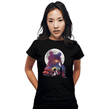 Load image into Gallery viewer, Shirts Fitted Shirts, Woman / Small / Black Usagi