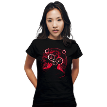 Load image into Gallery viewer, Daily_Deal_Shirts Fitted Shirts, Woman / Small / Black Scarlet Chaos