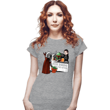 Load image into Gallery viewer, Daily_Deal_Shirts Fitted Shirts, Woman / Small / Sports Grey Book Signing