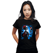 Load image into Gallery viewer, Daily_Deal_Shirts Fitted Shirts, Woman / Small / Black What's This?