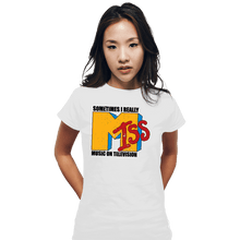 Load image into Gallery viewer, Secret_Shirts Fitted Shirts, Woman / Small / White I Miss Music