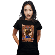 Load image into Gallery viewer, Daily_Deal_Shirts Fitted Shirts, Woman / Small / Black Infinite